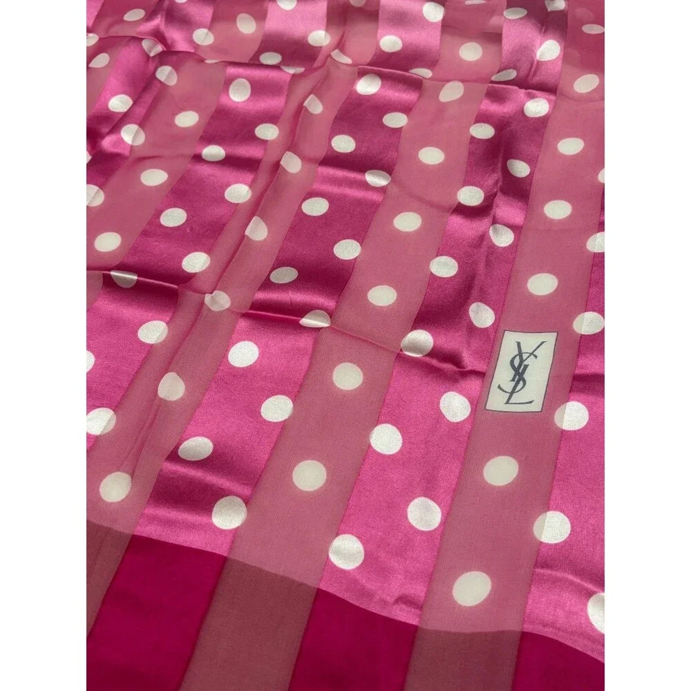 Vintage YSL Yves Saint Laurent Silk Scarf 23